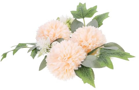 HOLIDYOYO Kerzenringe Kränze Künstliche Chrysanthemen Kerzenringe Blumenkränze Chrysanthemenblüten Mit Blättern Tischdekoration Für Tische Ostern Frühling Sommer