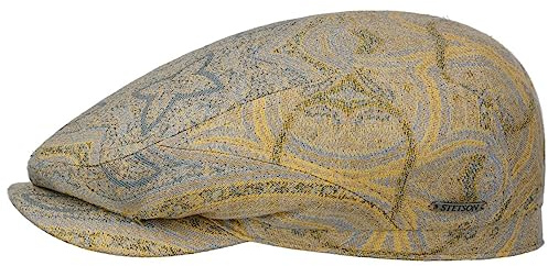 Stetson Belleview Driver Flatcap Mehrfarbige Sommermütze Freizeit Made in EU Herren Frühling Sommer