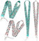 BIVOFU 2PCS Id Lanyards, Strap Abzeichen Lanyards, Schlüsselband Mit Niedlichem Muster, Umhängeband Mit Schlüsselbund, Stilvolles Lanyard Mit Sicherem Clip Und Sanitärinstrument Design