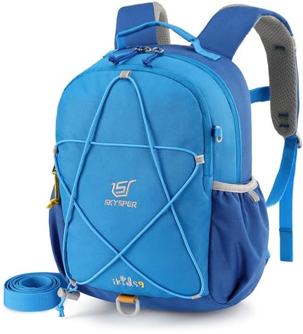 SKYSPER Kinderrucksack 9L Wanderrucksack Kinder mit Brustgurt für Jungen & Mädchen Perfekt für Kindergarten, Outdoor & Wandern