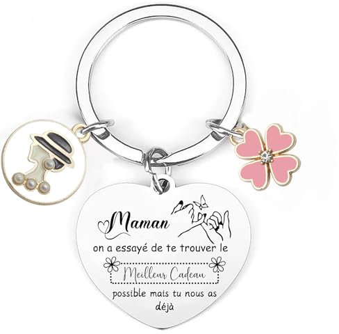 LKJHGF Porte-Clés et Cadeau pour Maman - Idée Originale pour la Fête Des Mères et Anniversaire