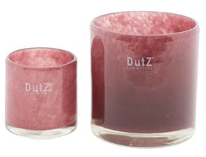 Dutz collection DutZ Cylinder Rasberry | H 10 D 10 cm | mundgeblasenes Glas, 1474266