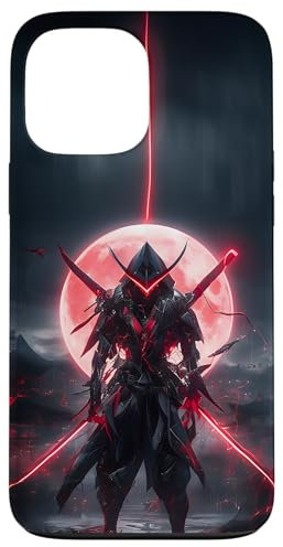 Japanese Samurai Epic Majestic Bloodmoon Otaku anime manga Case for iPhone 13 Pro Max