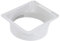 Portable Air Conditioner Square Interface Exhaust Hose Connector, Air Conditioner Vent Adapter Exhaust Hose Coupler for 150mm / 5.9in Mobile Air Conditioner Pipe