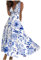 Langes Kleid Junge Frau, Am Fenster Stehend, Abendlicht, Blaues Kleid Kleid Damen Sommer Midi Kleid Baumwolle Damen Damen Kleider Sommerkleid Damen Große Größen Kleid Für Hochzeit Als
