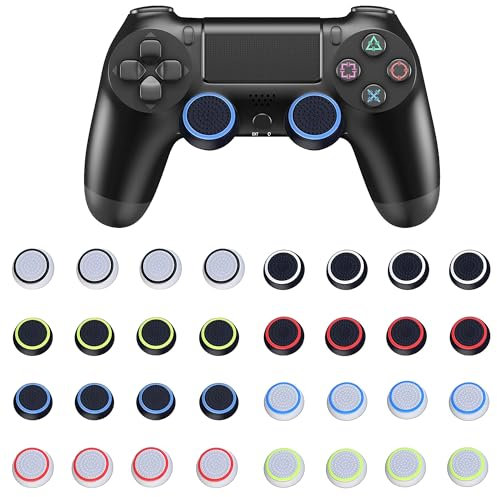 Lot de 32 poignées colorées pour manette de jeu - Pour manette de jeu PS5 PS4 PS3 PS2 Series X Switch Pro