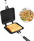 Xaztr Grilled Sandwich Maker, Non-Stick Panini Maker Grilled Cheese Maker Double Sided Frying Pan Flip Grill Pan for Breakfast Toast Panini Waffle (13.8 x 5.9 Inches)