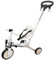 JumPop® Evolutionäres Dreirad 5-in-1 + Klingel mit Aufklebern + 2 Kletthaken | Dreirad für Babys von 1 Jahr bis 5 Jahren mit lustigen Accessoires (Weiß/Schwarz)