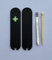 Replacement Covers For Victorinox Scales 58mm Plastic Handles With Tweezers And Toothpick Glowing Cross (Black)