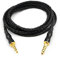 Earmax 6N OCC Cavo bilanciato placcato oro HiFi 2 m compatibile con Beats HIFIMAN DEVA pro HE-R9, spina bilanciata da 4,4 mm con spina bilanciata TRRS da 3,5 mm (200 cm)