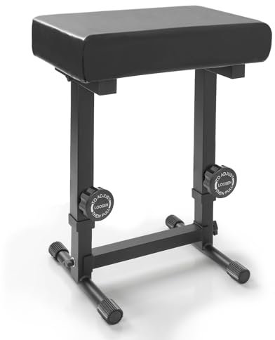 OUUTMEE Tabouret de Clavier, Banc de Clavier Réglable en Hauteur, Siège de Piano Numérique Antidérapant pour Claviers, Synthétiseurs et Pianos Numériques (Noir)