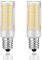 E12 LED Birne 5W-50W E12 Halogen Glühbirne äquivalent AC220V-240V für Kühlschrank, Dunstabzugshaube, Nähmaschine, Tischlampen, Hängelampen, Wandlampen, Deckenlampen Unbekannt (Kaltweiss 6000k, 2Stück)