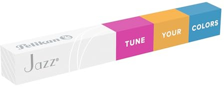 Pelikan Jazz Classic K35 Kugelschreiber Schwarz, Metallkuli, nachfüllbar, mit Clip, elegantes Schreibgerät