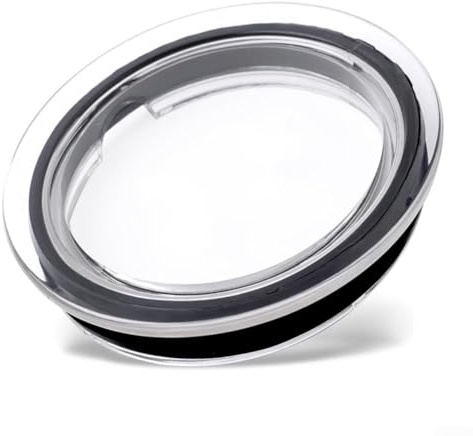 Hosrivae Milchaufschäumer Deckel Ersatz für De'Longhi EC685/EC680/EC860 Serie - Kunststoffabdeckung mit Silikondichtung, Ø 9 cm, auslaufsicher & transparente Sicht (A)