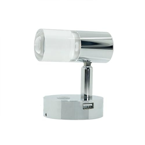 KIXZSAZ 12V LED Spot intérieur liseuse Applique Murale Flexible Camping-Car projecteur Universel Bateau Tactile éclairage Maison Marine