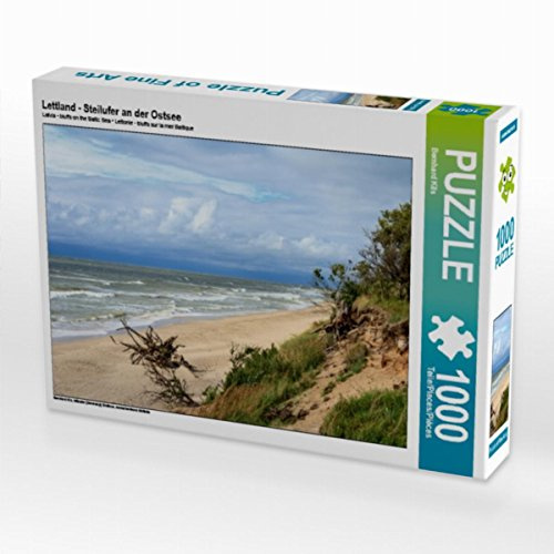 CALVENDO Puzzle Lettland - Steilufer an der Ostsee | 1000 Teile Lege-Größe 64 x 48 cm Foto-Puzzle für glückliche Stunden