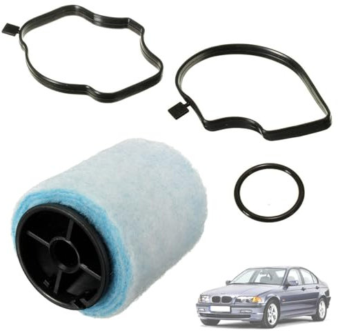 Twowinds - Filtro Separador Aceite 11127793164 Compatible con BMW E39 E46 330d 530d, E38 730d, X5 E53 - Respirador Aceite Cárter Ventilación - Carter Filtro Turbo - Filtro Gases
