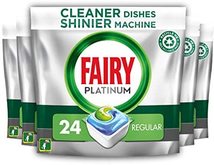 Fairy Platinum All-In-One Dishwasher Tablets Bulk, 120 Tablets