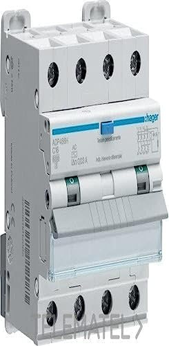 Hager afp482h – disjoncteur différentiel 4 pôles 6 kA C-32 A 300 mA type-ac