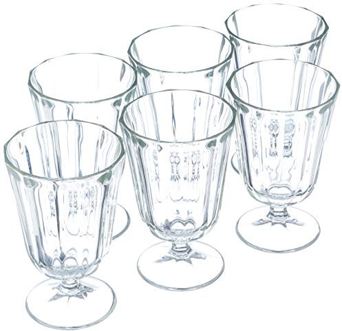 Home Set 6 bicchieri in vetro da vino Anna Cl19 mobili da tavolo