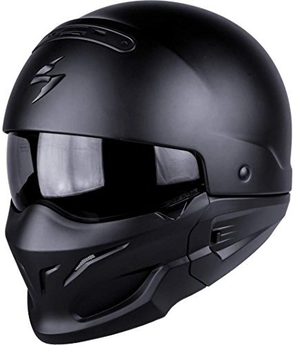 Scorpion Motorradhelm - Exo Combat, Noir, Größe S