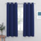 PONY DANCE Boy Blackout Bedroom Curtains - Blue Thermal Insulated Sun Blocking Curtains & Drapes Kid's Room Energy Saving Noise Reducing Window Treatments Good Sleep, W 42 x L 63 Inch, 1 Pair, Blue