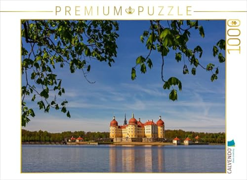 Puzzle · Das Jagdschloss Moritzburg | Moritzburg in Sachsen · 1000 Teile · Lege-Größe 64 × 48 cm · CALVENDO Puzzle