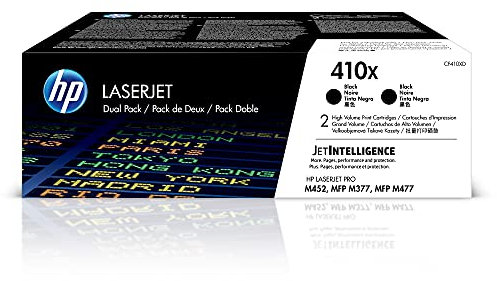 Toner 410X, 2x 6500, Gruppe 410XD, Deckung (%) 5%, schwarz