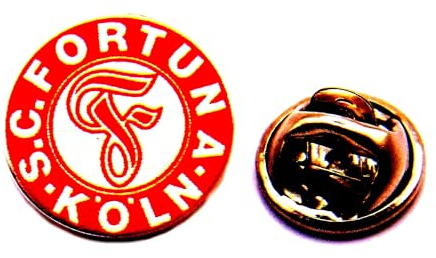 Fortuna Köln Pin - Fußball Anstecker - Köln Karneval Souvenir Ansteck-Pin