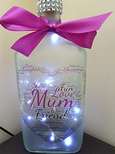 MUM FROSTED LIGHT UP BOTTLE