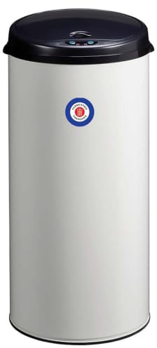 ROSSIGNOL Poubelle cuisine automatique 45L fabriquée en France | Ouverture automatique sans contact, Capteur de mouvement, Fabriquée en France, Fermeture douce, Hygiénique, Ronde, 45L