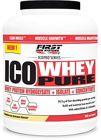 ICO WHEY PURE 2000g (Chocolat) | Whey hydrolysat, isolat
