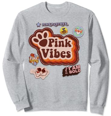 The Pink Panther Pink Vibes Patches Sweatshirt