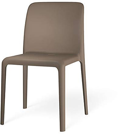 CONNUBIA Stuhl Modell Bayo aus Polypropylen, 4-teiliges Set – erhältlich in 7 Farben – Callicgaris (matttaupe)