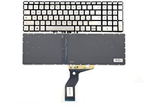 Pcprice Tastiera Originale per HP 15-BS 250 G6 Colore Silver