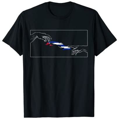 Silhouette - Figura de la bandera Cuba de Michelangelo Camiseta
