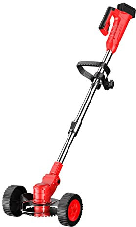 Htopse Grass Trimmer Rolling Wheel Garden Lawn Mower Accessories Special for Electric Mower for Improving Work Efficiency