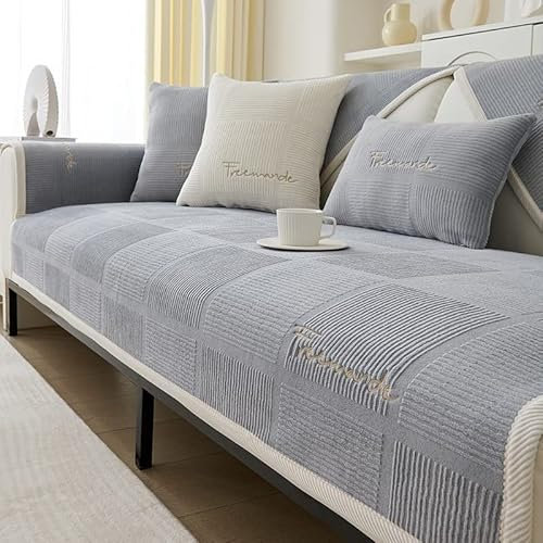 Sofabezüge 1 2 3 4 Sitzer Wasserdicht Sofabezug, L Form Sofaüberwurf,Ecksofa Pets Dog Couch Überzug Anti-Rutsch Sofa Überwurf (Color : U, Size : 70x150cm 1pc)