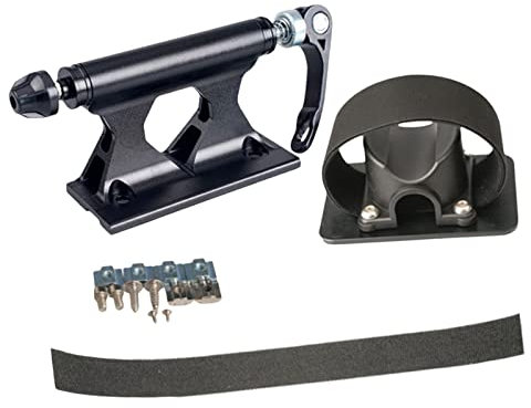 Perfeclan Fahrräder Block Gabelmontage Dachträger Fahrradträger Universal Auto Dachträger Unterstützung Fahrradständer Halter für Autoträger Querträger, Schwarz