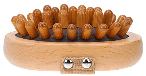 1-Teiliges Massagegerät Aus Holz Massagegerät Für Die Kopfhaut Massagegerät Für Holz Handmassagegerät Aus Holz Meridian-Entlastungskamm Massagebürste Beruhigende