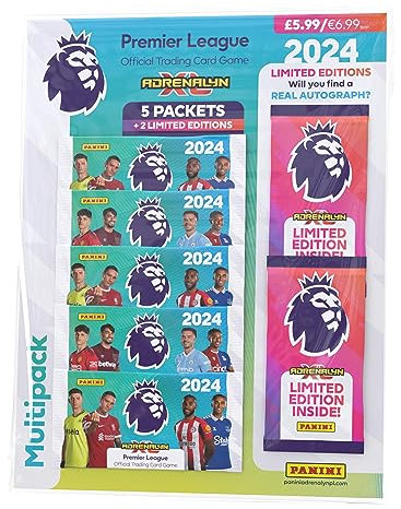 Panini Premier League 2023/24 Adrenalyn XL Multipack, gemischt