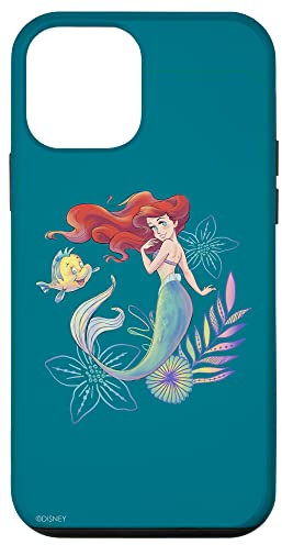 Hülle für iPhone 12 mini Disney Die kleine Meerjungfrau Arielle und Flunder unter dem Meer