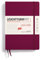LEUCHTTURM1917 370726 Akademischer Wochenplaner Medium (A5) 2025, 18 Monate, Port Red, Englisch
