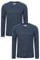 Mountain Warehouse Talus Mens Long Sleeved Baselayer Multipack - Isotherm, Lightweight, Warm - Best for Winter, Skiing, Snowboarding Navy L