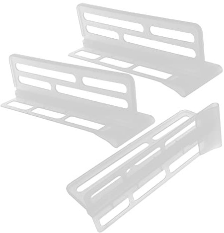 COLLBATH 3piezas Divisor De Puerta Lateral De Refrigerador Unidades Ajustables Organizador De Alimentos De Plástico Para Refrigerador Separador De Congelador Doméstico Tablero Divisorio