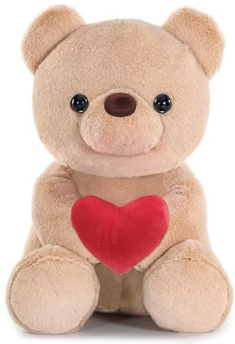 Bocguy Ours en Peluche avec amour-23CM, pour Petite Amie, Enfants, Anniversaire ou Saint-Valentin