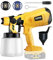 Paint Sprayer for Dewalt 18V 20V Battery Cordless Fence Paint Sprayer witn 3 Spray Patterns & 1000ml Tank for Fencing and Decking, Spray Gun Handheld Paint Sprayers for Home DIY Painting(No battery)