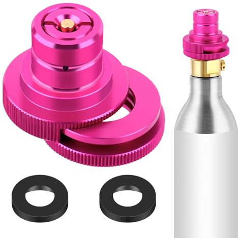 CO2 Quick-Adapter, Geteilter CO2 Quick-Adapter, Schnelladapter für CO2 Soda kompatibel mit Duo/Terra/Art, Adapter fur Sodastream Trapezgewinde TR21-4(F-QC3.0)