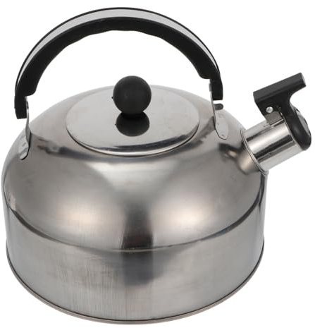 NAMOARLY Stainless Steel Kettle for Boiling Water Tea Kettle Whistle Capacity Kitchen Supplies for Home Use Retro Design