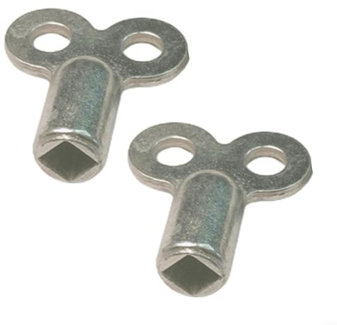 Square Radiator Ventilation Key, 5mm Zinc Alloy Tool for Easy Heating System Bleeding and Maintenance (D)